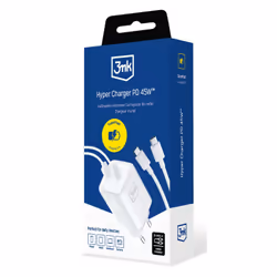 3MK Hyper Charger Universel Blanc Secteur Charge rapide Intérieure