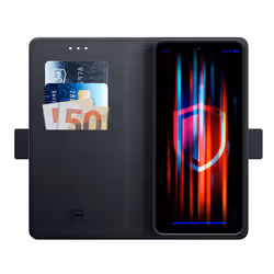 3MK Wallet Case coque de protection pour téléphones portables 16,9 cm (6.67") Étui avec portefeuille Noir