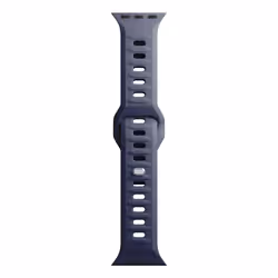 3MK 5903108565615, Bracelet de montre, Apple, Watch series 1/2/3/4/5/6/7/8/9/SE/Ultra, Silicone, Acier inoxydable, Gris, 38/4 ...