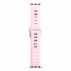 3MK 5903108565677, Bracelet de montre, Apple, Watch series 1/2/3/4/5/6/7/8/9/SE/Ultra, Silicone, Acier inoxydable, 38/40/41 m ...