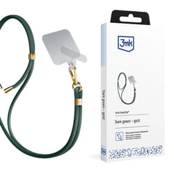 3MK EasyClip sangle Téléphone portable Nylon, Zinc Or, Vert