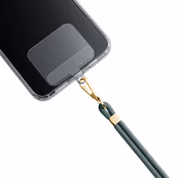 3MK EasyClip sangle Téléphone portable Nylon, Zinc Or, Vert