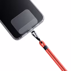 3MK EasyClip sangle Téléphone portable Nylon, Zinc Noir, Rouge