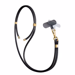 3MK EasyClip Elite sangle Téléphone portable Nylon, Zinc Noir, Or