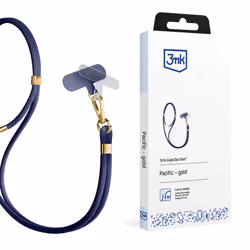 3MK EasyClip Elite, Téléphone portable, Nylon, Zinc, Bleu, Or, Boîte avec crochet