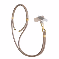 3MK EasyClip sangle Téléphone portable Nylon, Zinc Or, Taupe
