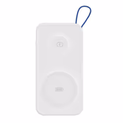3MK PastelUp, 10000 mAh, Recharge sans fil, 3,7 V, 22,5 W, Blanc