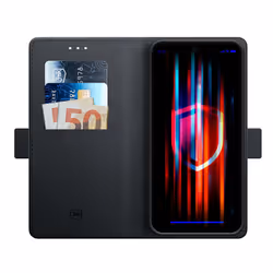 3MK Wallet Case 6.7" Étui avec portefeuille Noir
