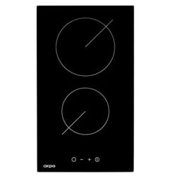 Akpo PKA 30 830/2 plaque Noir, Blanc Intégré 30 cm Céramique 2 zone(s)