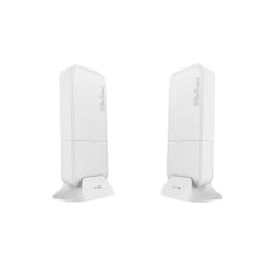 Mikrotik RBWAPG-60ADKIT point d'accès réseaux locaux sans fil 1000 Mbit/s Blanc Connexion Ethernet, supportant l'alimentation via ce port (PoE)