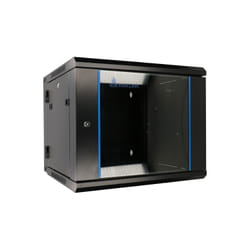Extralink 6U 600X600 AZH WALL-MOUNTED RACKMOUNT CABINET SWING TYPE BLACK Rack monté sur le mur Noir