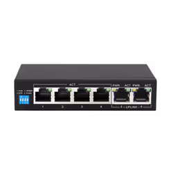 Extralink EX.14305, Non-géré, L2, Gigabit Ethernet (10/100/1000), Full duplex, Connexion Ethernet, supportant l'alimentation  ...