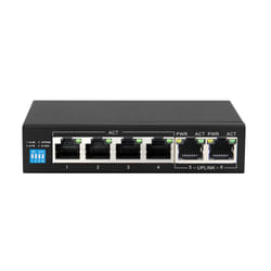 Extralink EX.14305 commutateur réseau Non-géré L2 Gigabit Ethernet (10/100/1000) Connexion Ethernet, supportant l'alimentation via ce port (PoE) Noir