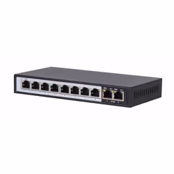 Extralink EX.14312 commutateur réseau Non-géré L2 Gigabit Ethernet (10/100/1000) Connexion Ethernet, supportant l'alimentation via ce port (PoE) Noir