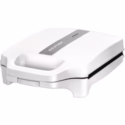 MPM - MOP-35 Appareil à Sandwichs pour 4 Sandwiches, 8 en forme de Triangle, Antiadhésif 1600W Blanc