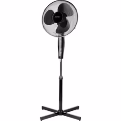 MPM MWP-19/C, Ventilateur sans lame domestique, Noir, Sol, 36,5 cm, 80°, 7,5 h