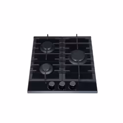 MPM 45-GMH-16, Noir, Intégré, 45 cm, Gaz, Verre, 3 zone(s)