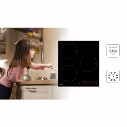 MPM 45-IM-07 Noir Intégré 45 cm Plaque avec zone à induction 3 zone(s)