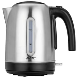 MPM MCZ-102M bouilloire 1,7 L 2200 W Noir, Acier inoxydable