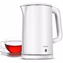 Bouilloire électrique - MPM - Czajnik bezprzewodowy 17L - Coulée sans fil - Socle 360° - Blanc