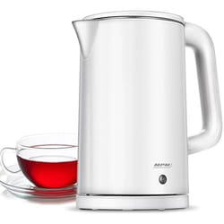 Bouilloire électrique - MPM - Czajnik bezprzewodowy 17L - Coulée sans fil - Socle 360° - Blanc