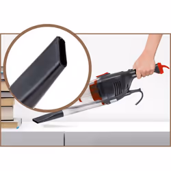 MPM MOD-39 aspirateur balai et balai électrique Aspirateur-balai 2 en 1 Secteur Sec HEPA Sans sac 0,6 L 600 W Noir, Rouge - Vue supplémentaire 7