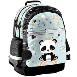 Sac à dos Panda Happy Days 41 CM - 2 Cpt