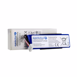Everactive EVB102, Batterie rechargeable, Bleu, JBL, Flip 4, Lithium-Ion (Li-Ion), 3000 mAh