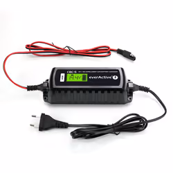 Everactive CBC5 Chargeur de batterie pour véhicules 6-12 V Noir