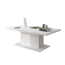 Table basse - Table basse Tucson 148 429468 - Blanc - 110x60x43cm
