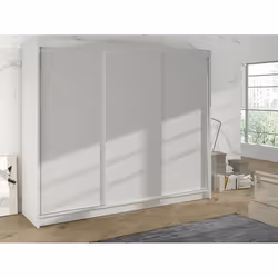Armoire - Atlanta - 160 - Blanc - 200x215x58cm