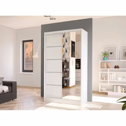Armoire - Atlanta - Armoire Atlanta 167 - Blanc - 100x200x58cm