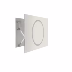 Miroir de salle de bain - SOLLUX - Solaris - LED intégré - Blanc clair - 60x60 cm