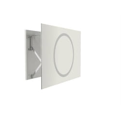 Miroir de salle de bain - SOLLUX - Solaris - LED intégré - Blanc clair - 60x60 cm