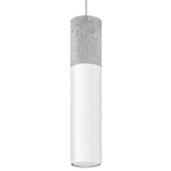 Sollux - Suspension Borgio Acier, béton 1xGU10
