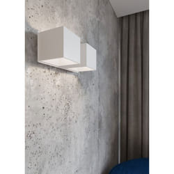 Applique Murale - SOLLUX - QUAD 2 - Blanc - LED - Moderne - Intérieur