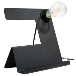 Lampe a poser INCLINE E27 Modern Noir Acier SOLLUX
