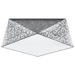 Sollux Plafonnier Flush Light Argent E27