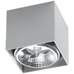 Sollux - Plafonnier Blake aluminium 1xGU10