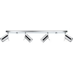 Ring Spot Bars Flush 4 Light Chrome GU10 - Sollux
