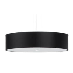Sollux Skala Suspension Cylindrique Noir 50cm E27