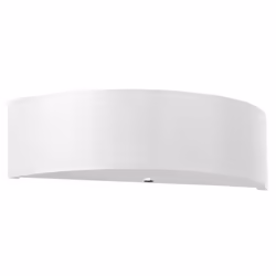 Sollux SKALA Appliques Encastrables Demi Cercle Blanc 2x E27 | Finition : Blanc | Matériel : Verre Hauteur (cm) : 12,00 | Lar ...
