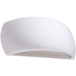 Sollux - lighting Pontius Lamp De Wall De Ceramic Highly Versatile Modern Design Replaceable Bulb G9, 1 x 60 w White, 32 x 9 x 14 cm