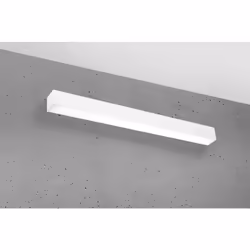 Sollux PINNE Appliques Linéaires LED Intégrées Blanc | Finition : Blanc | Matériel : Verre Hauteur (cm) : 11,00 | Largeur (cm ...