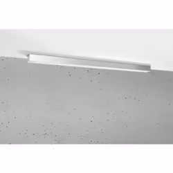 Sollux PINNE Appliques Encastrées LED Intégrées Gris 115cm 3000K | Finition : Gris | Matériau : aluminium Hauteur (cm) : 5,30 ...