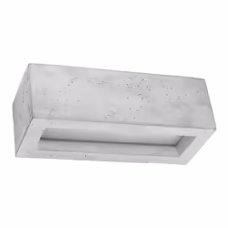 Applique murale - SOLLUX - Vega - Gris béton - 30 cm - E27 - Design contemporain