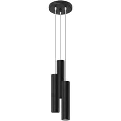 Lighting Lagos Plafonnier suspendu Cluster, noir, 3x GU10 - Sollux