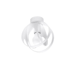 Plafonnier - SOLLUX - Tulos - Blanc - Acier - 1x E27 - 60W