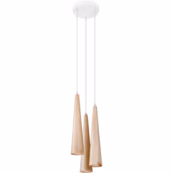 Sollux Sula Plafonnier Suspendu Cluster Bois Naturel | Finition : Bois naturel | Matériau : bois | Classement IP : IP20 | Hau ...