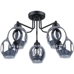 Sollux - Lustre Fillan acier 5xE27